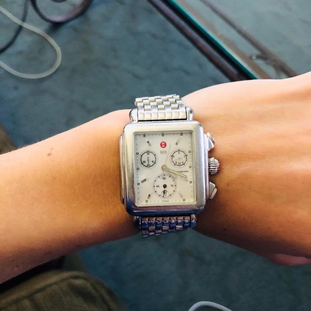 Michele Deco Stainless Steel Watch MW06A00